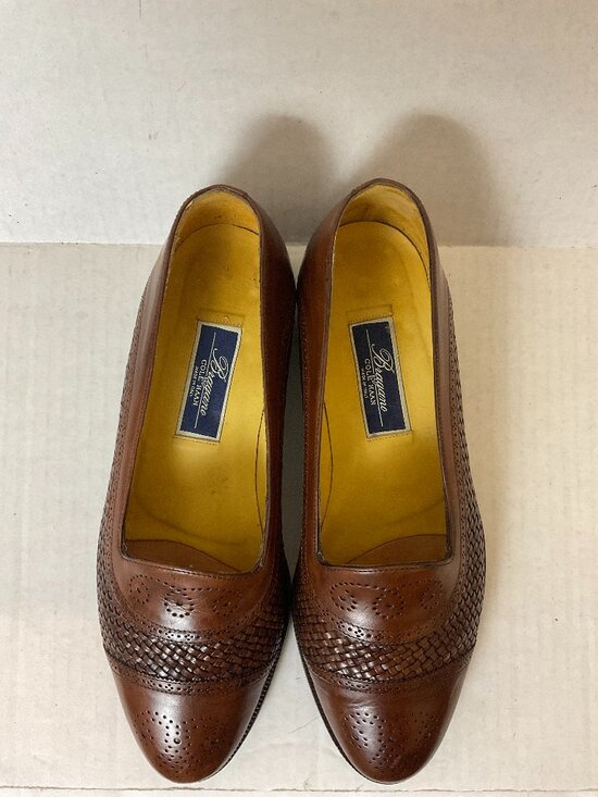 Bragano Cole Haan Loafers Brown Men\'s 10.5 Braided Leather Cap Toe main image 10